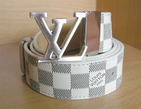 grey lv belt|louis vuitton white belt.